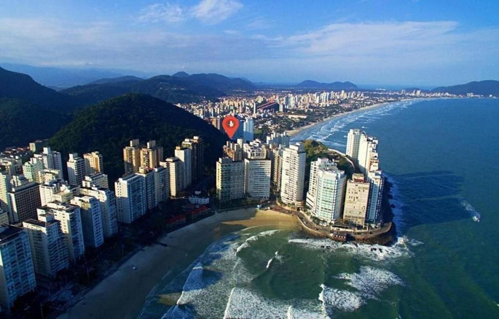 Ao Som Do Mar - 15 Metros Da Praia Guaruja Bagian luar foto